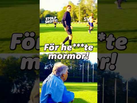 domarjä**l! 😂🏆 #stolpskott #svt #svtplay #humor #kärlek #fotboll #roligt #date. #granny