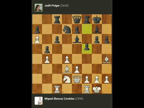 Miguel Illescas Cordoba vs Judit Polgar // It (Cat.17) / Las Palmas - Spain, 1994.