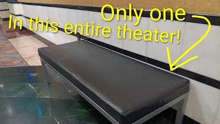 15,057: Blu Phone: Jun 15: Lame & ONLY cushioned bench at Edwards Cinemas at The Market Place!