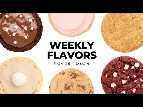 Snickerdoodle, Hot Chocolate, Buttermilk Pancake, & More! | Crumbl Weekly Flavors Nov 29 – Dec 4