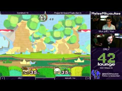 Construct 10 - ORLY (Mewtwo, Bowser, C.Falcon) vs Fade (MK) - PM Grand Finals Set 2