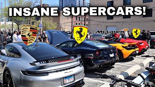 Cruising with Sunrise Drivers Club | West Loop & College Car Meet!
