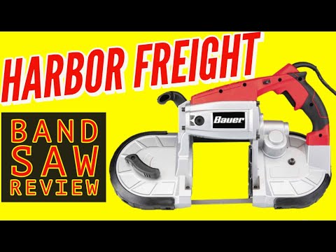 Harbor Freight Bauer BandSaw 10 amp Variable Speed BandSaw Review