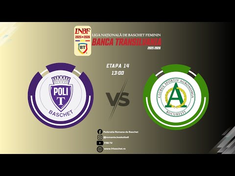 Liga Nationala de Baschet Feminin BT 25/26- CSU Politehnica Timișoara vs CS Agronomia București