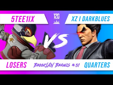 BrookLAN Brawls 51 - 5tee1ix (Falco) v. XZ | Darkblues (Kazuya) - Losers Quarters