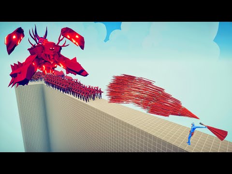 100x DEVIL + FIRE GOLEM vs EVERY GOD - Totally Accurate Battle Simulator TABS