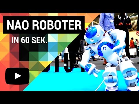 ROBOTER NAO IN 60 SEKUNDEN AUF DER INTERNET WORLD MESSE IN MÜNCHEN