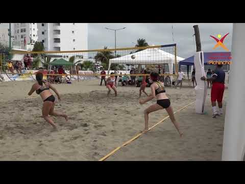Destacada participación de la delegación de voleibol de playa en los Juegos Nacionales 2022.