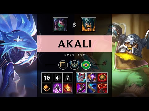 Akali Top vs Olaf - BR Challenger Patch 25.07