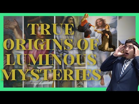 Are the Luminous Mysteries Part of the Rosary? Should Catholics Pray Them? Origins!