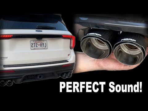 Ford Explorer ST gets MBRP Street Exhaust! - Install + Sound Clips!
