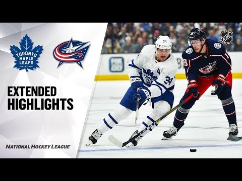 Toronto Maple Leafs vs Columbus Blue Jackets Oct 4, 2019 HIGHLIGHTS HD