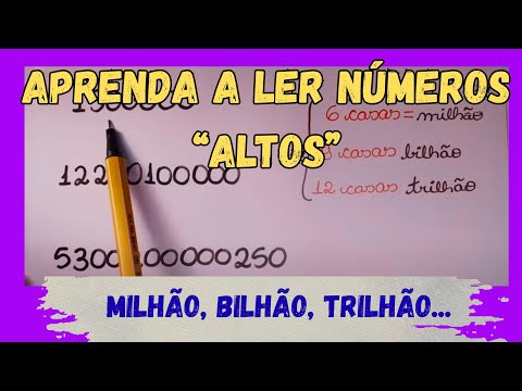 How to read "high" numbers: BILLION, MILLION, TRILLION