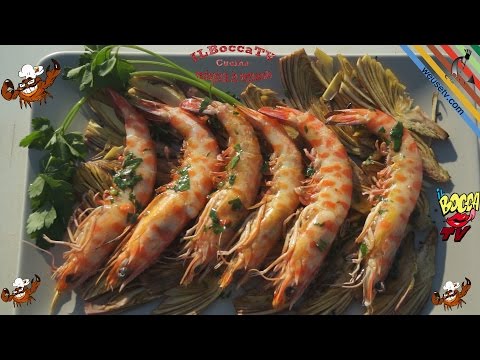 210 - Mazzancolle al sale...a dir poco niente male! (ricetta a base di pesce facile e originale)