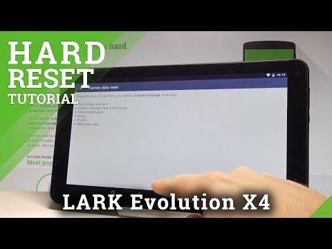 How to Factory Reset LARK Evolution X4 - Reset Tablet / Wipe Data |HardReset.Info