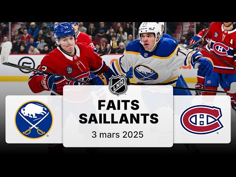 Sabres vs Canadiens 03/03 | Faits saillants