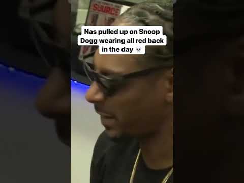 Nas PULLED Up on Snoop Dogg in FULL Red Suit😂