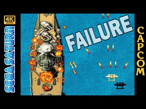 1943 on a real Sega Saturn in 4K (Capcom Generations)