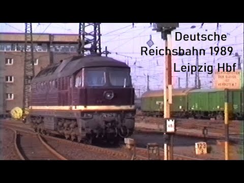 BONUS: DDR Deutsche Reichsbahn 1989 Leipzig HBF DR E 18 DR 132 DR 143
