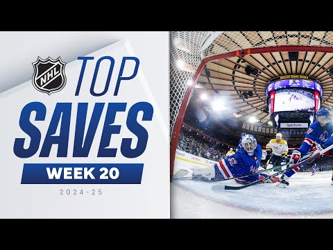 "The 360°!" 😵‍💫 Top NHL Saves of Week 20 | 2024-25 Highlights