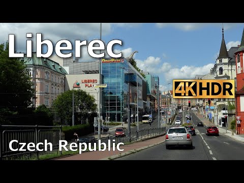 Driving Tour | Liberec | 4K HDR