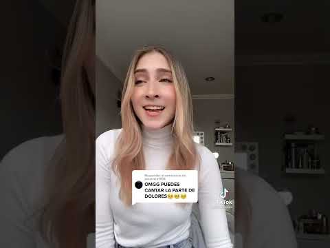 Olga Lucía Vives cantando la parte de Dolores en "No se habla de Bruno"