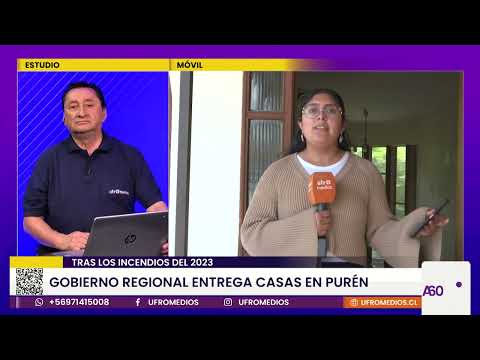 Tras incendios del 2023: Gobierno regional entrega casas en Purén | ARAUCANÍA 360°