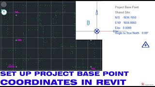 Set Up Project Base Point Coordinates in Revit Tutorial