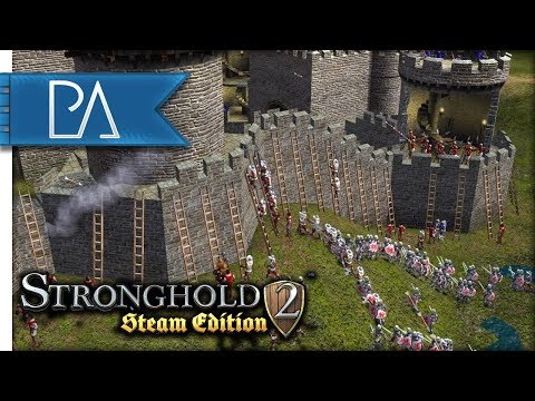 Vikings Attack! My First Siege Battle - Stronghold 2 Steam Edition Gameplay