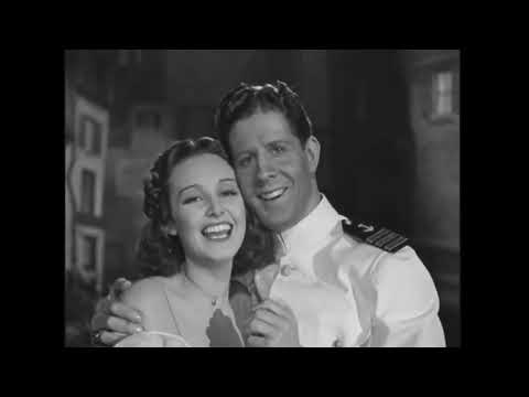 GOLD DIGGERS IN PARIS (1938) - Rudy Vallee & Rosemary Lane sing: "The Latin Quarter"  [LYRICS (CC)]