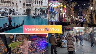 Las Vegas day 1 and day 2 vlog | Pardesi Mom in USA | America ma Vacations Vlog 🩵 #vlog #vacations