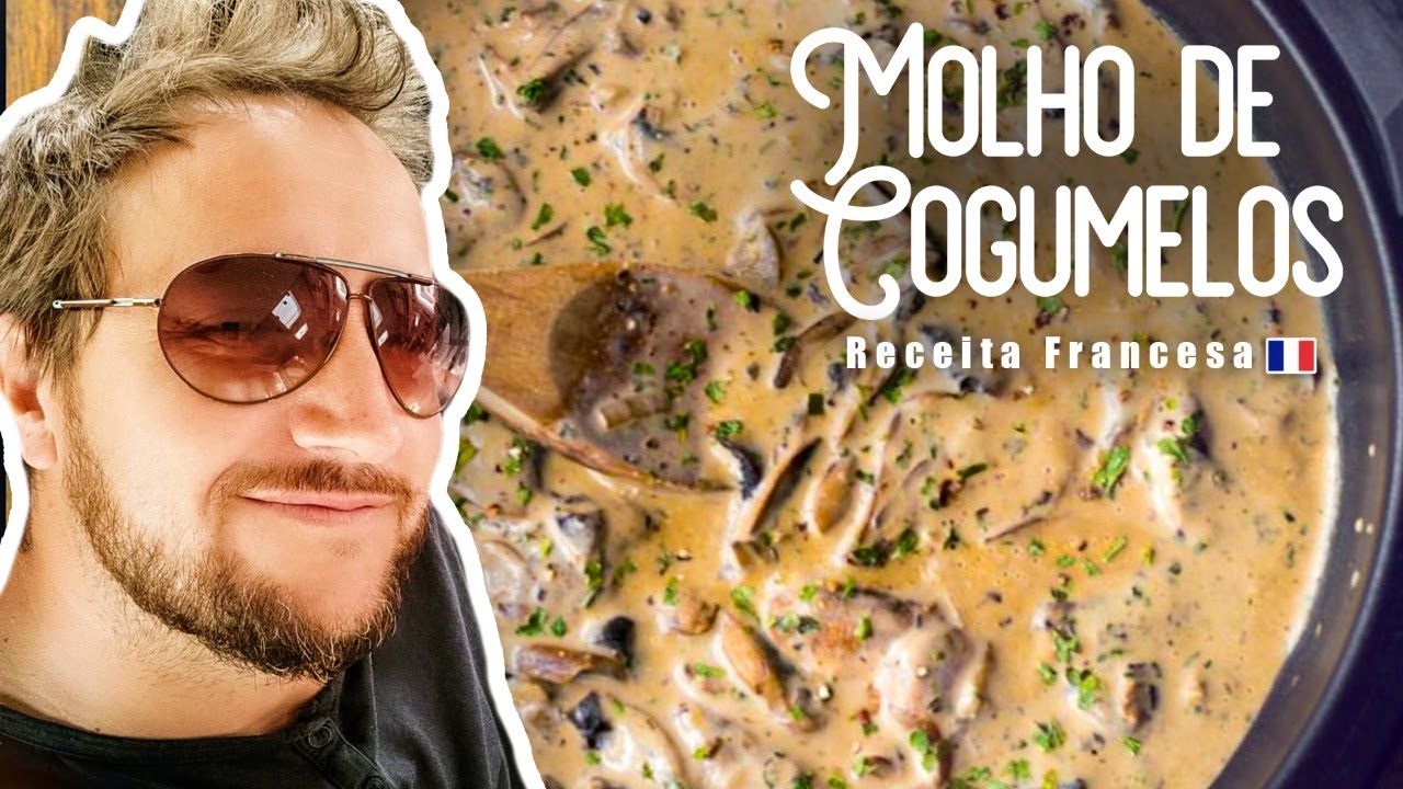 RECEITA do MEU MOLHO de COGUMELOS DE PARIS
