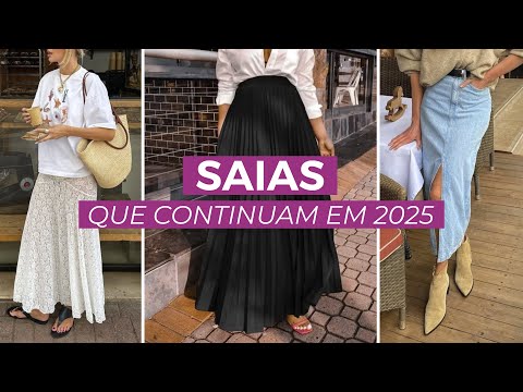 Modelos de saias que estão em alta e continuam em 2025 | Camila Gaio