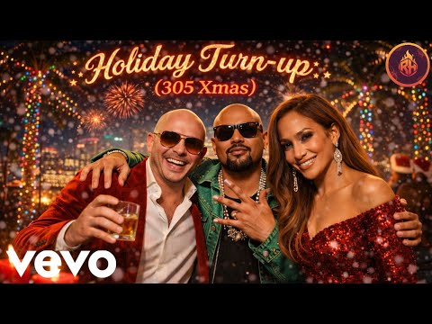 Pitbull ft Sean Paul, Jennifer Lopez - Holiday Turn-Up (305 Xmas) Christmas Song