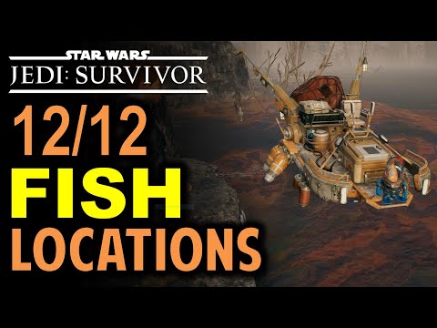 All 12 FISH Locations | Skoova Diving Trophy Guide | Star Wars Jedi: Survivor