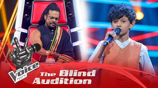 Dasiru Ekmal | Mere Sapno Ki Rani | Blind Auditions | The Voice Teens Sri Lanka