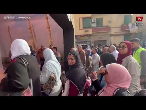 طوابير حاشدة "أمام مدرسة الخديوي إسماعيل" بالسيدة زينب للإدلاء بأصواتهم