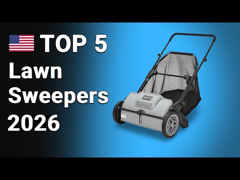 Best Lawn Sweepers for Leaves & Grass 2026 ✅ Top 5 Yard Sweepers