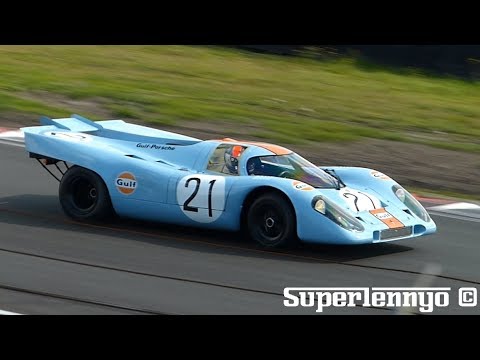 Porsche 917K Flat-12 - Pure Engine Sounds on Track!