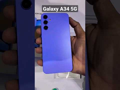Galaxy A34 5g unboxing | Samsung A34 5g first look