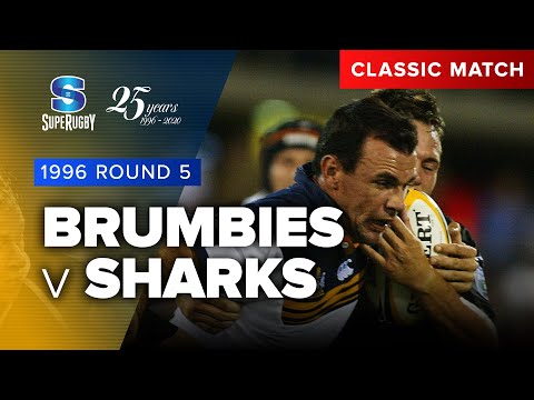 Vodacom Super Rugby Classic Match: Brumbies v Cell C Sharks (1996)