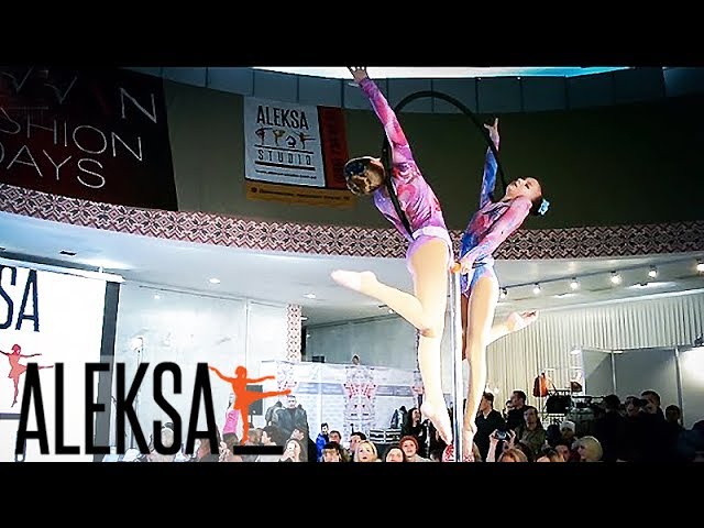 Восхитительный танец - дуэт на воздушном кольце - Antvan 2017. Воздушная гимнастика - акробатика.