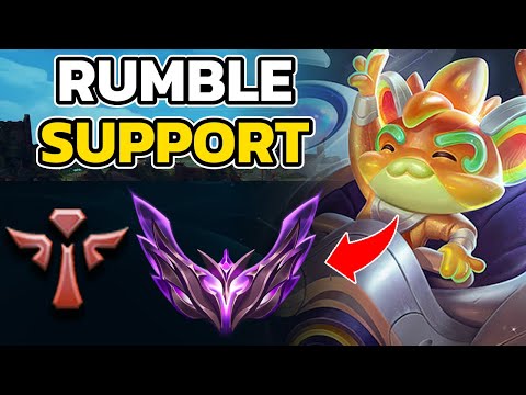 RUMBLE SUPPORT GRANDMASTER GAMEPLAY, LOL OFF-META BUILD/GUIDE, HOW TO PLAY RUMBLE SUPPORT
