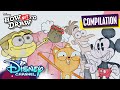 Disney Cartoons Come To Life How Not To Draw Compilation Disneychannelanimation