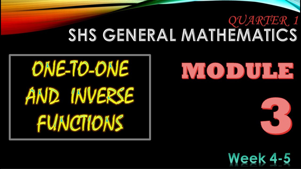 GENMATH MODULE 3 |REDCRUZ|
