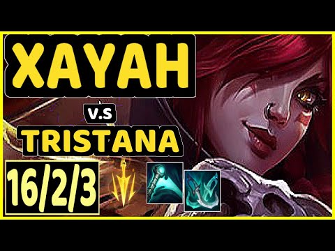 REKKLES (XAYAH) vs TRISTANA - QUADRAKILL 16/2/3 KDA BOTTOM ADC CHALLENGER GAMEPLAY - EUW