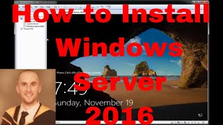 YouTube Thumbnail for How to Install Microsoft Windows Server 2016 on VMware workstation