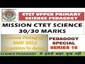 Ctet Science Pedagogy MAY 2012 Question Solution In Detail