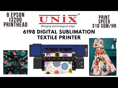 Sublimation Printing Machine - Model 6198E - 8 Epson Heads