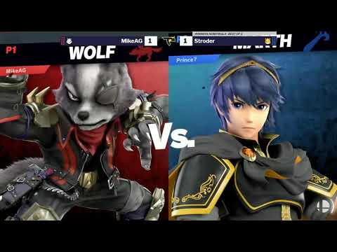 TJ28 SSBU Winners Semis - MikeAG (Wolf) vs Stroder (Fox / Mario / Marth / Greninja)